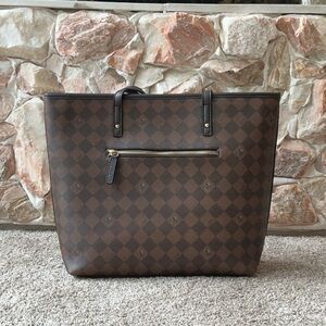 U.S. Polo Assn. Brown Patterned Handbag